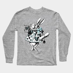 White Rabbit Alice In Wonderland Long Sleeve T-Shirt